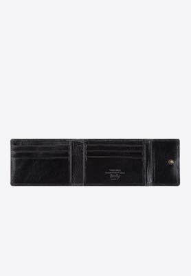 Wittchen Men's Leather Card Case, Simple Black, Natural Leather