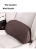 Car Lumbar Support Cushion - Slim Memory Foam Pillow for Coccyx and Waist Protection
