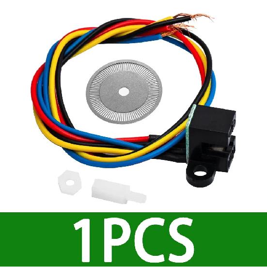1~10PCS EGBO Photoelectric Speed Sensor Encoder Coded Disc Code Wheel For Freescale Smart Car 5V For Arduino DIY Sensor 1PCS
