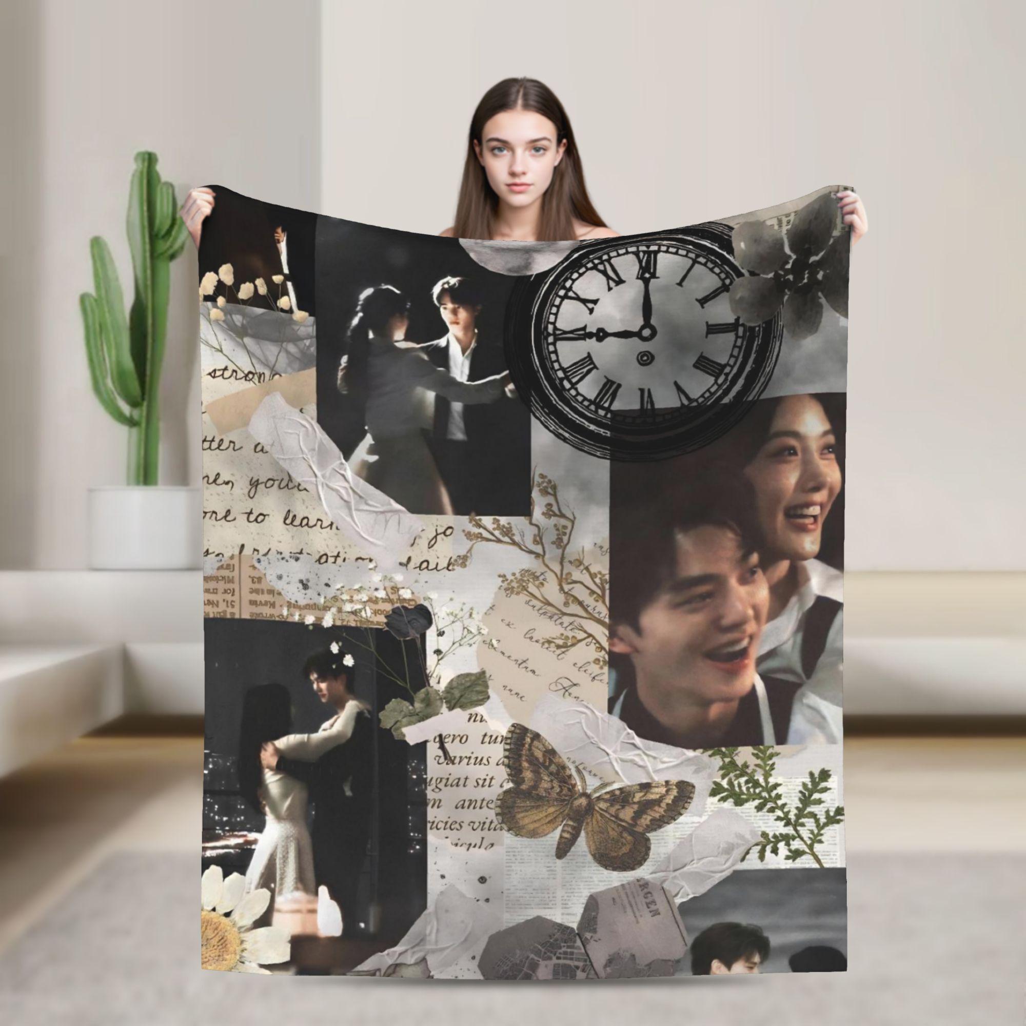 Сон Кан мой актер-демон  Одеяла  Туризм Фланелевое покрывало для гостиной Супер теплое Качественный дизайн Покрывало Подарок 30x40in