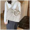 High-End Cotton Mummy Bag: Large Capacity Women's Handheld Shoulder & Crossbody Bag