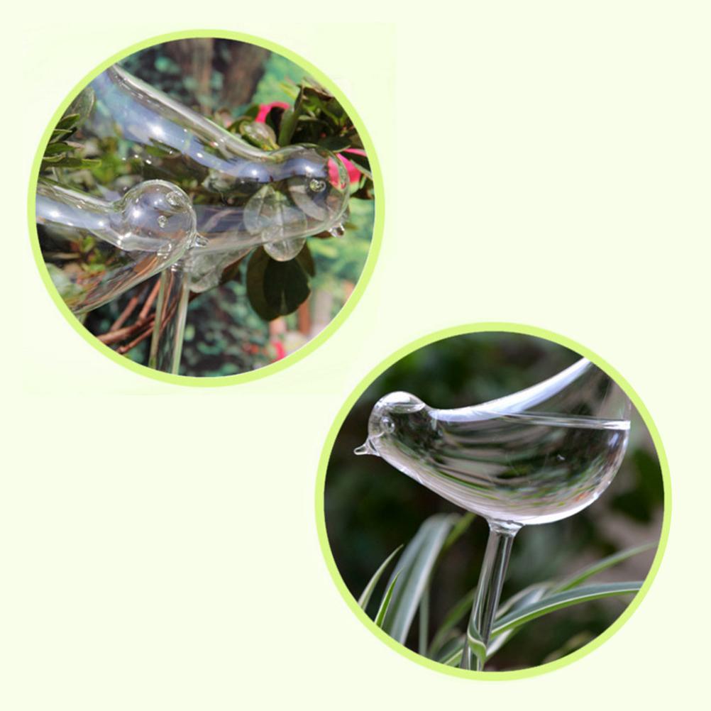 Plant Watering Bulbs Glass Self Watering Stakes Water Globe for Garden Patio Flower Pot Hanging