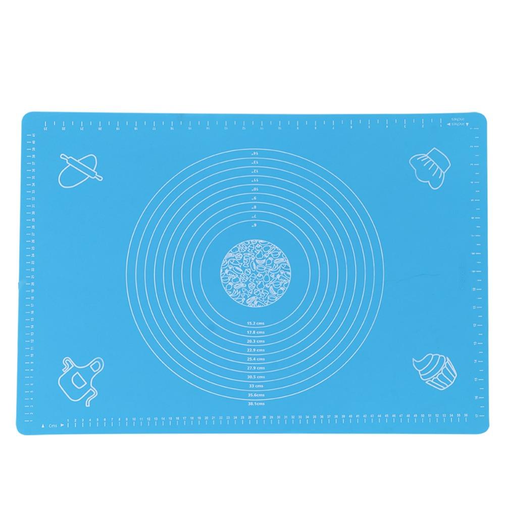 Square Flat Dough Mat Food Grade Silicone Pastry Rolling Mat Kneading Pad Dessert Production
