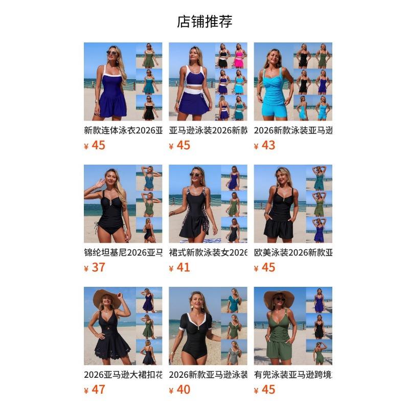 Costume da bagno bikini due pezzi da donna in stile europeo con tasche