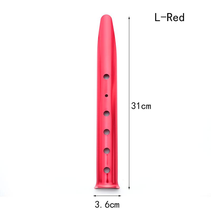 23/31Cm Aluminum U-Shaped Tent Nail Tent Stakes Snow Peg Sand Peg For Outdoor