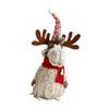 Christmas Sculpture Reindeer Figurine Ornament for Table Centerpieces Housewarming
