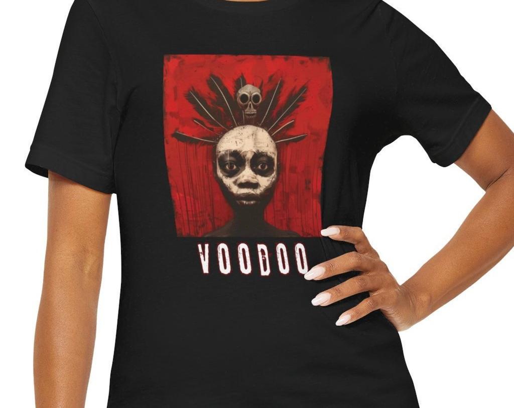 Voodoo Graphic T-Shirt: Afro-Religious Mystic Tee