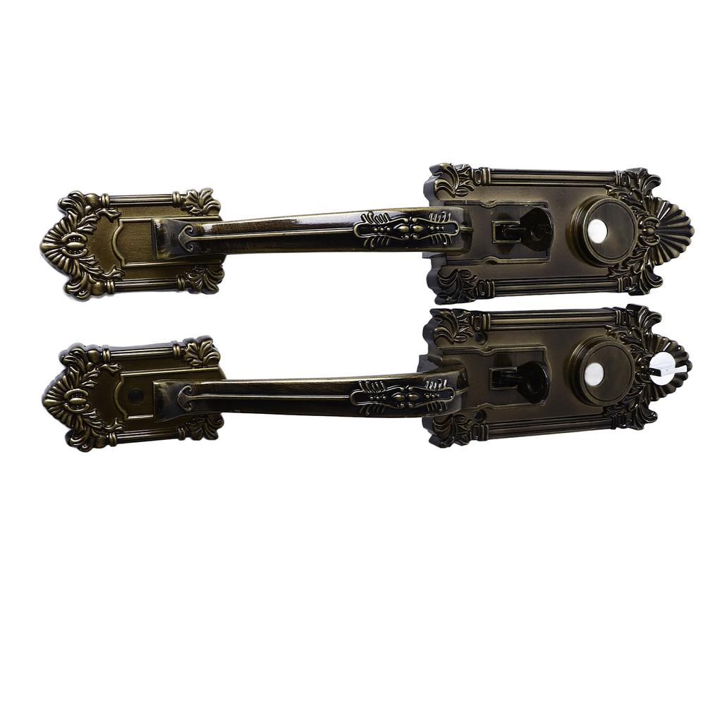 European Style Door Handle European Style Retro Bedroom Living Room Door Handle Lock Bow Shaped