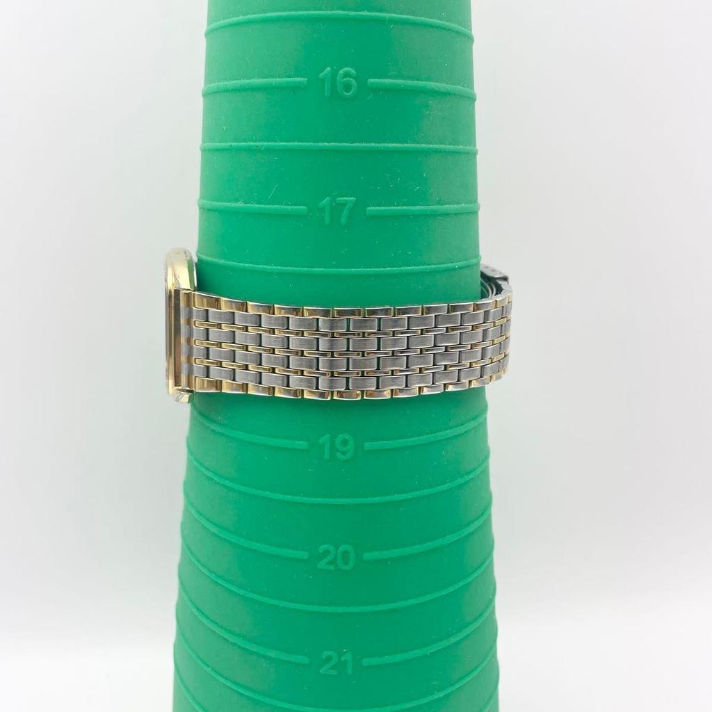 Used 80s Vintage Seiko Tank Watch, Rectangular, Working Condition, Vintage Gold, Square