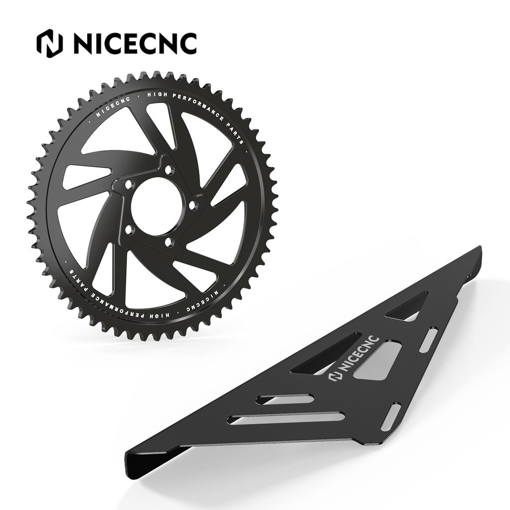 For Surron Light Bee X 58T Rear Sprocket & Chain Guard For SUR-RON Light Bee S L1E For Segway X160 X260 Electric Dirt Bike