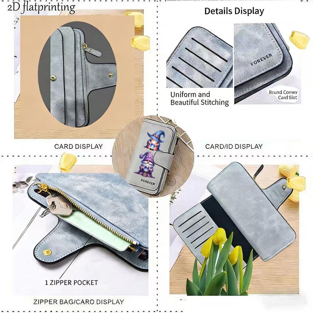 Women's Long Wallet with RFID Blocking, RFID Blocking Wallet, RFID Blocking Wallet for Women, RFID Blocking Wallet with Multiple Card Slots, RFID