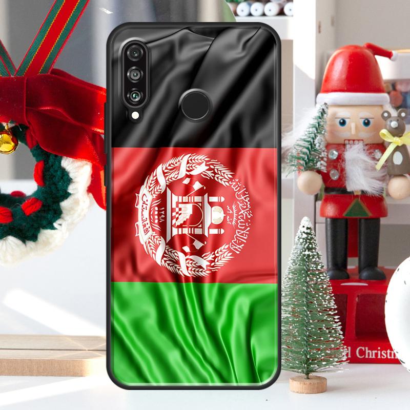 Flag of Afghanistan For Huawei Nova 12i 11i 8i 12s Y73 Y72 Y61 Y91 Y90 Y70 Y60 9 10 SE P60 Pro P30 P40 Lite Case
