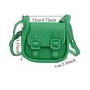 Candy Color Small Square Bag Elegant Lipstick Bag Casual Mini Saddle Bag  Daily
