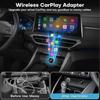 Carplay Wireless Smart Box, a Two-in-one Wireless Adapter for Carplay and Android Auto, Plug and Play