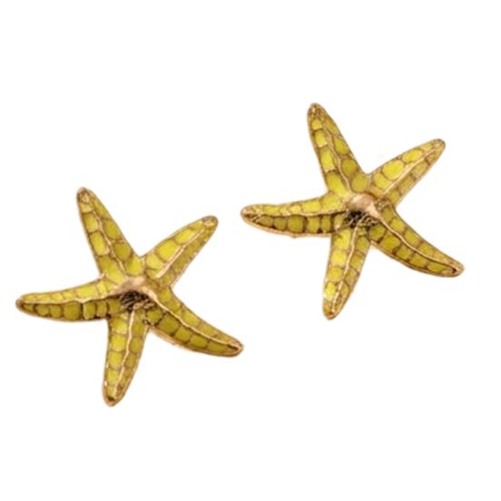 1 Pair Starfish Earrings for Women Boho Beach Starfish Stud Earrings