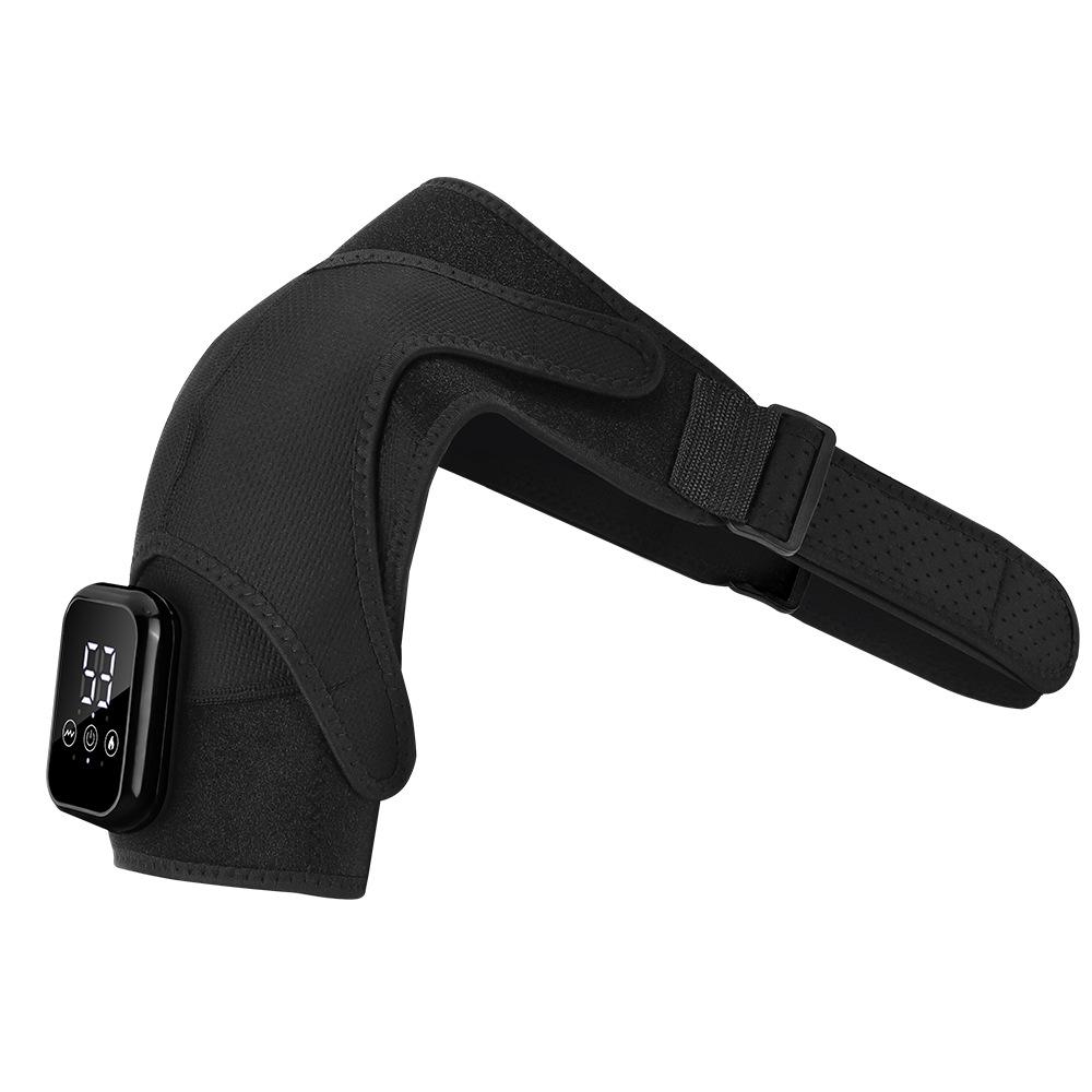 Vibrating Heated Shoulder Pad: 3 Vibration Modes & Heat Levels for Physiotherapy Massage