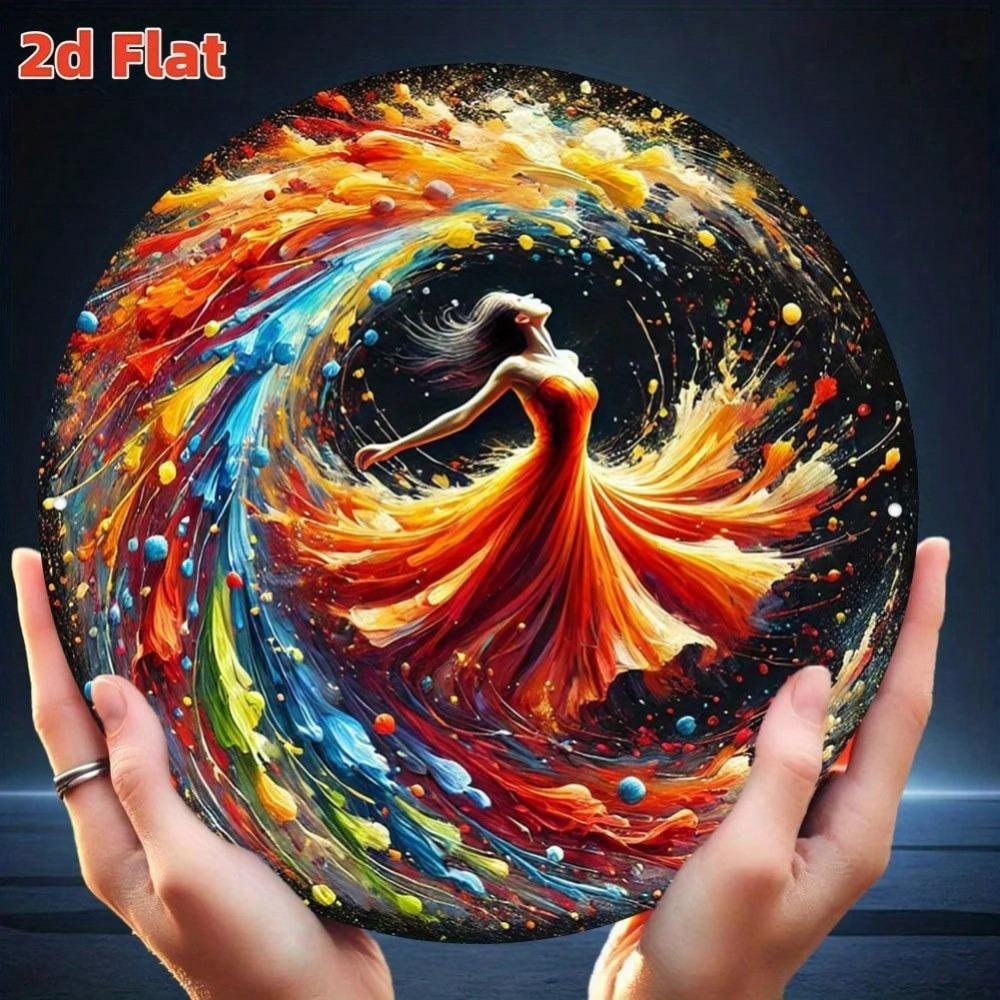 2D Flat Iron Wall Art Metal Painting Home Decoration Perfect Gift