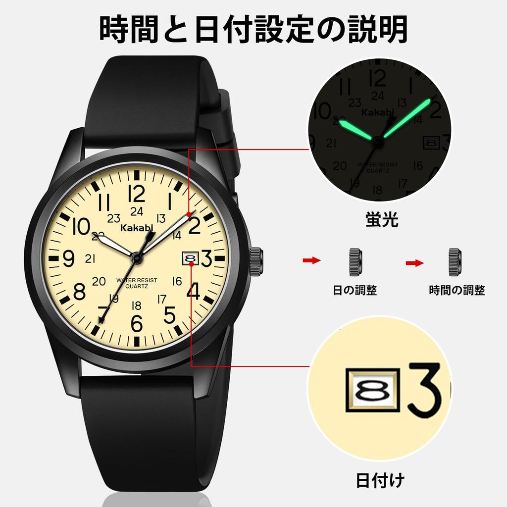 BEN NEVIS Men's Analog Watch, Simple Date, Waterproof, Fashion, Quartz, For Exams, Wristwatch, Women's, Children's, Unisex, Commuting, Banquets,