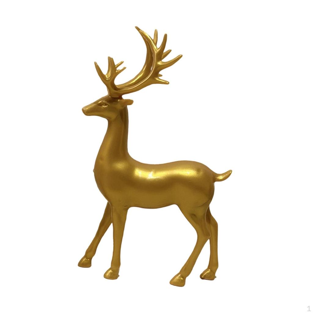 Hirsch Skulptur Figur Tier Ornament Heimdekoration Modern Nordisch Statuette Tischdekoration Geeignet
