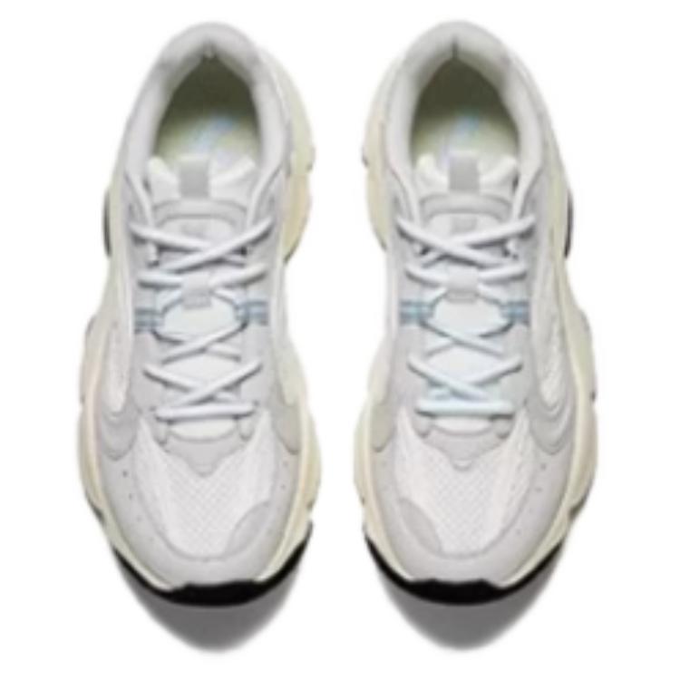 Anta Retro Fashion Comfortable Versatile Wear-Resistant Breathable Lightweight Low-Top Casual Shoes Women sneaker White Blue 122528889-1