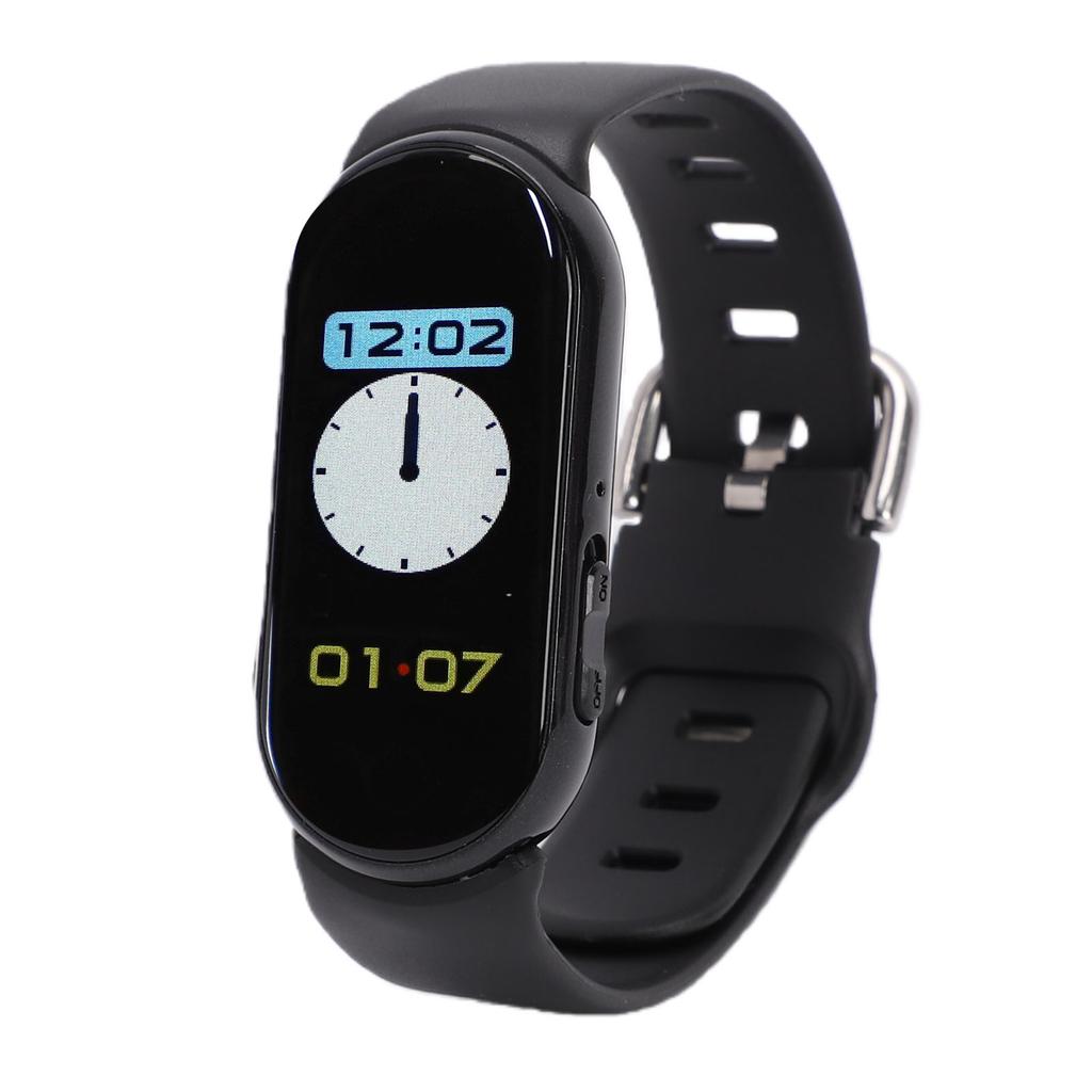 Portable Voice Recorder 0.96in Screen 3 In 1 Wearable Voice Activated Recorder Watch for Lectures Meetings Interviews
