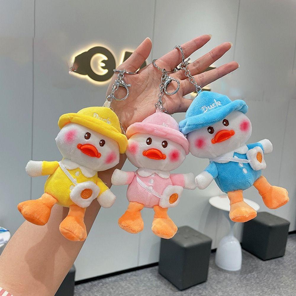 

Soft Duck Bag Pendant Stuffed Plush Duck Doll Pendant Kawaii Fluffty Animal Doll