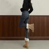 Women's High-Waisted Skinny Jeans - Stretch Slimming Pencil Pants for Spring and Autumn