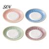 Ginger Grinding Tool Ceramic Garlic Grater Plate, Embossed Dish for Grating Non Absorbent Odorless Grinder Wasabi Cheese Chocolate Carrot Fruits