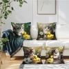 Adorable Little Cat Duck Pillowcase Printed Polyester 40/45/50cm Throw Pillowcover Decorative Sofa Cushion Pillowslip Home Decor