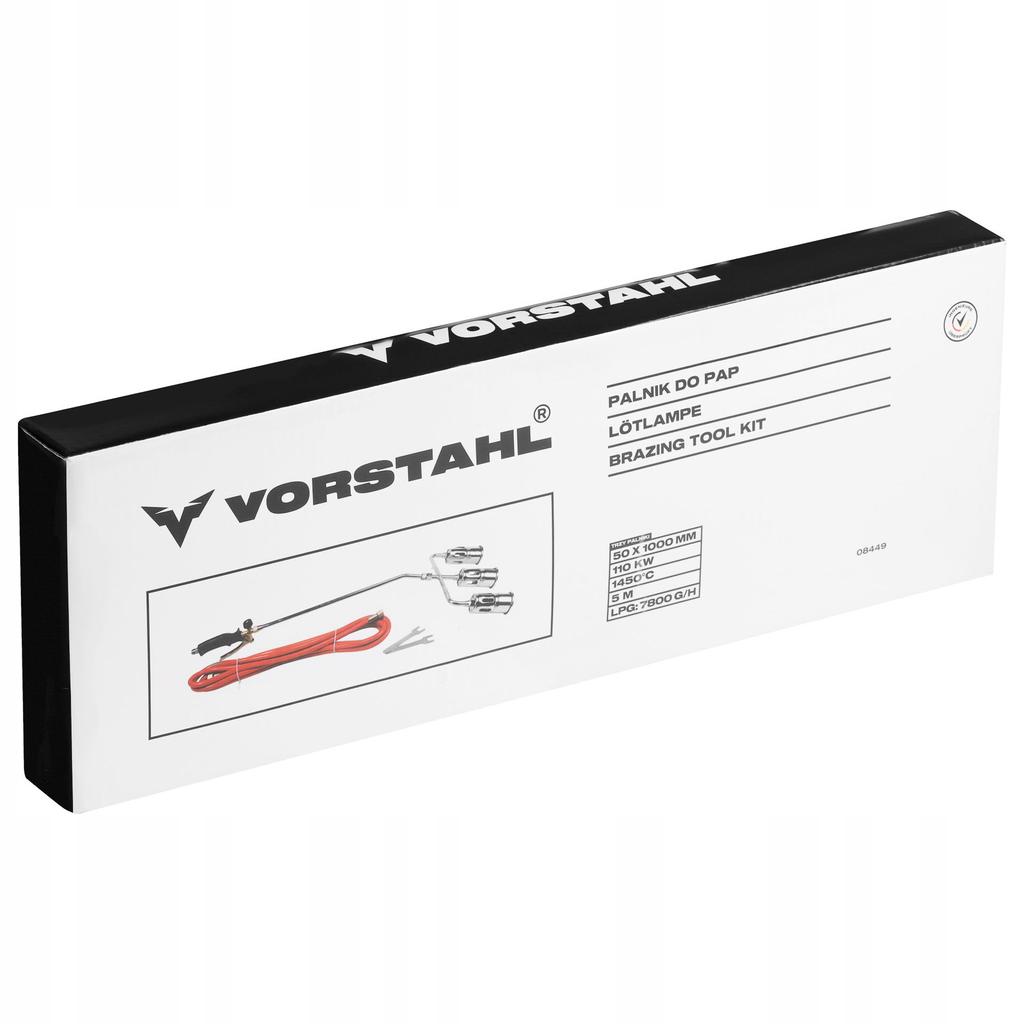 Roofing torch for roofing felt 3x50x1000mm Vorstahl