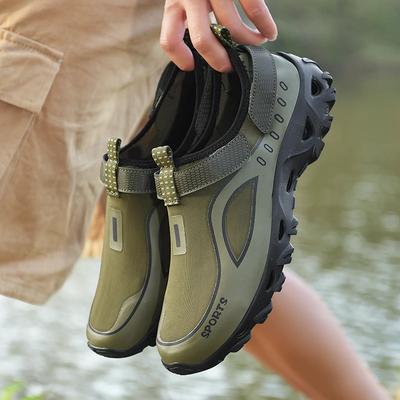 Baskets d'eau décontractées et légères pour hommes, chaussures d'extérieur pour la marche et la randonnée, respirantes, à enfiler, mocassins pour hommes, tenis, été, maille, chaussures pour hommes