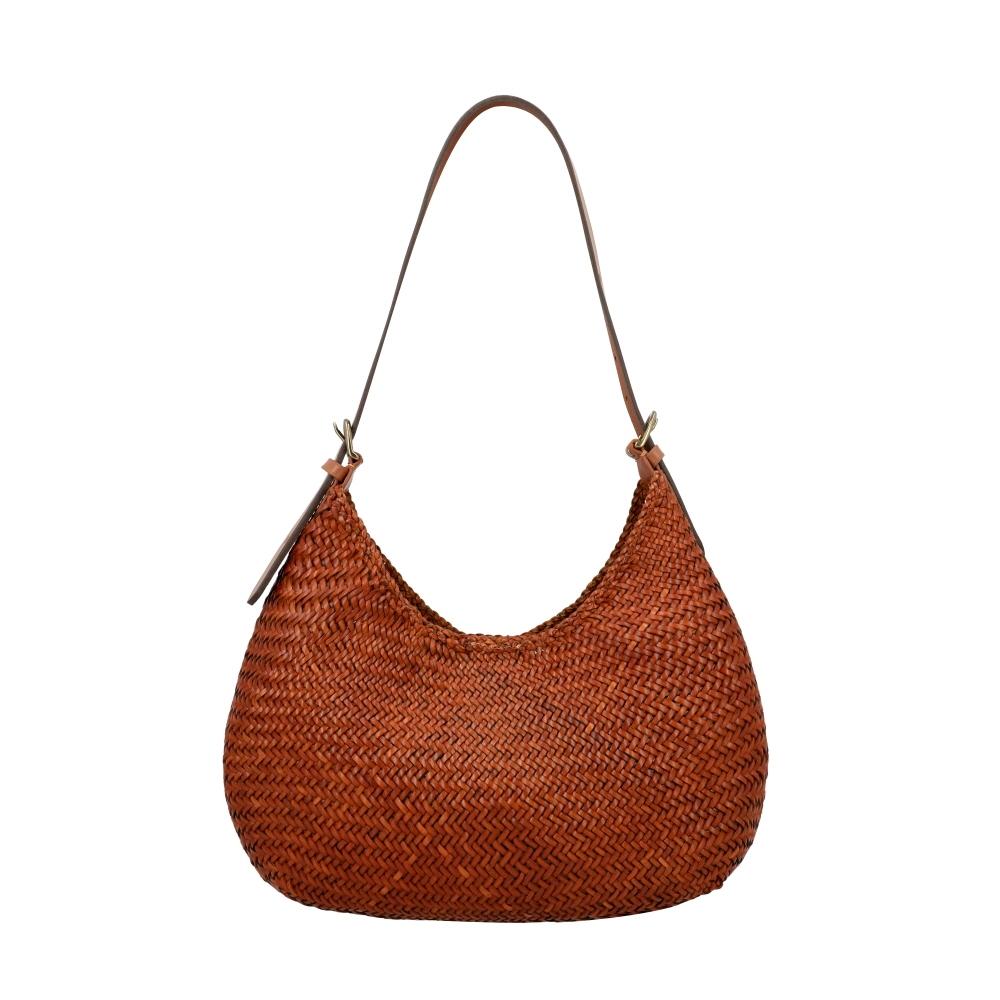 

Dragon Diffusion Luna Meza Shoulder Bag 8021 Tan Black Edge 8021 TAN BLACK EDGE