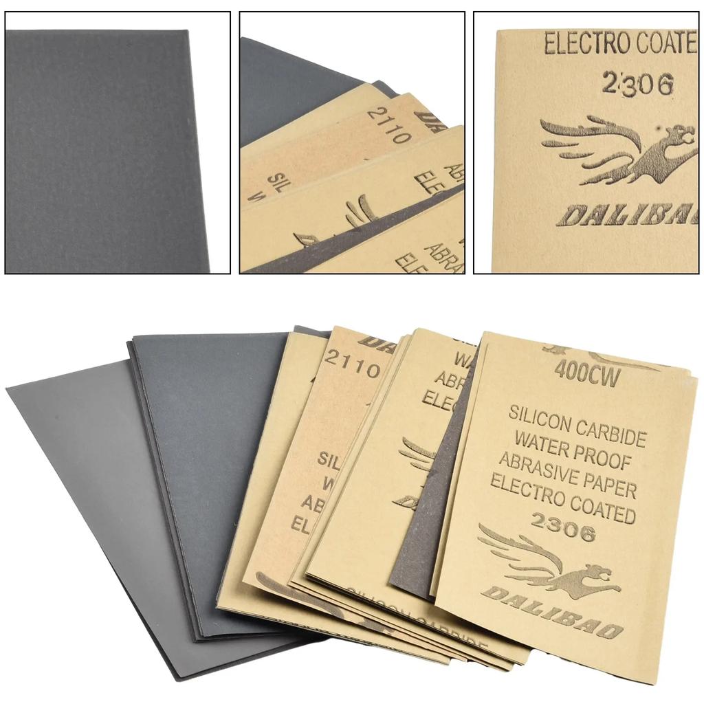 30 Pcs / Set Water/Dry Sanding Paper 4400 600 3000 800 1000 1200 1500 2000 2500 Grit Sand Paper Abrasive Tools