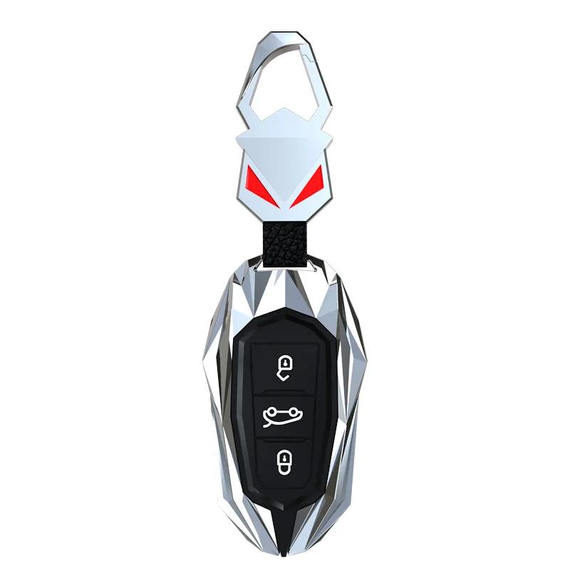 Car Key Case Cover Holder For Peugeot 301 208 3008 5008 408 2008 308 508 2013 2014      Car Styling