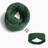 Pillow And Eye Mask - Travel Neck Pillow - Versatile Soft 360 Support Scarf - Machine Washable - Home Travel Flight Road Trips