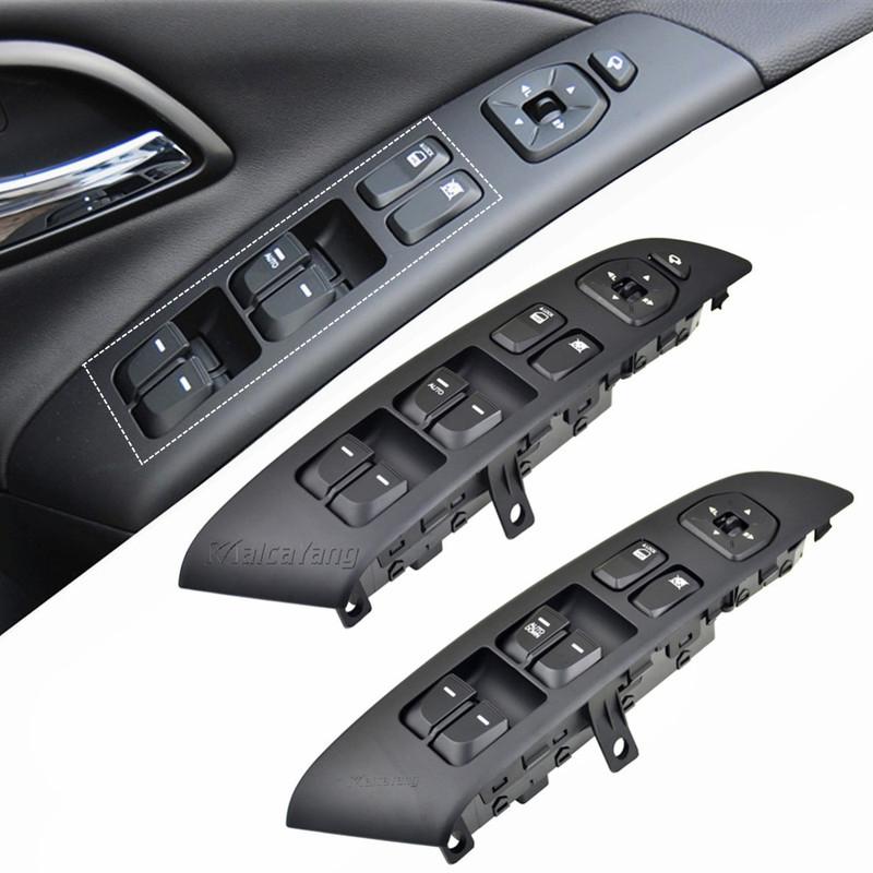 Blue backlight Rearview mirror folding Driver electric Power Window Lifter regulator Control Switch For Hyundai IX35 2009-2015