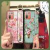 Lanyard Fashion Phone Case For HTC Desire 20 Plus/D20+ Kickstand Wristband Shockproof Waterproof Wrist Strap Silicone