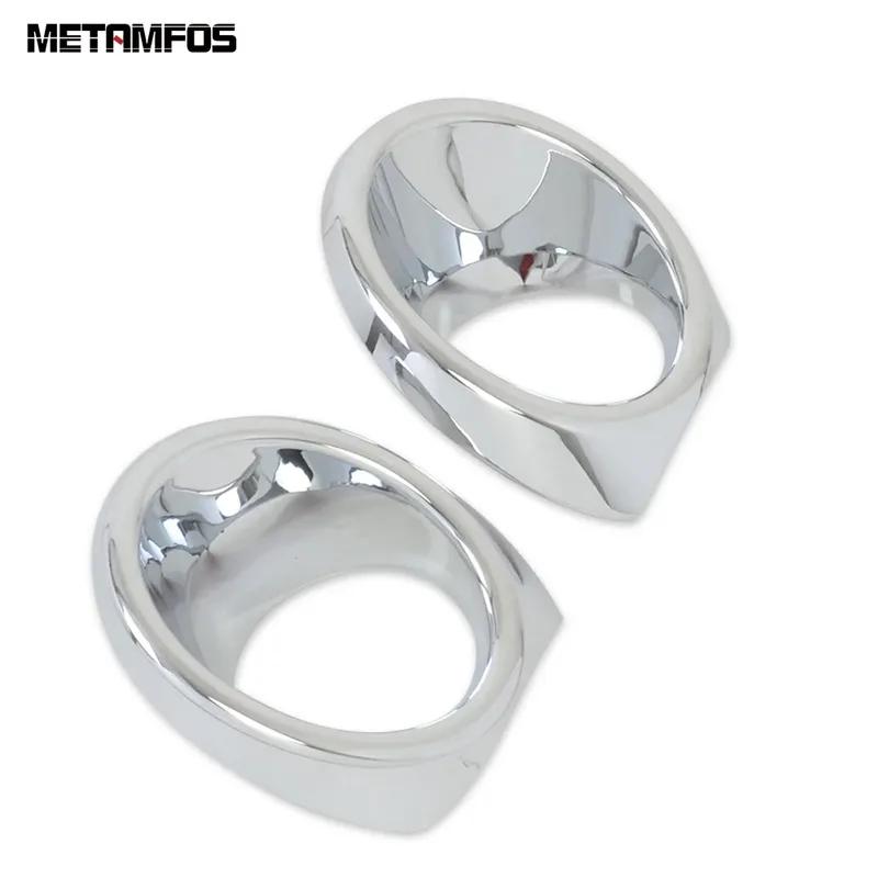 Fog Front Light Lamp Cover Trim For Honda Pilot SUV -  Chrome Foglight Foglamp Protector Accessories Car Styling