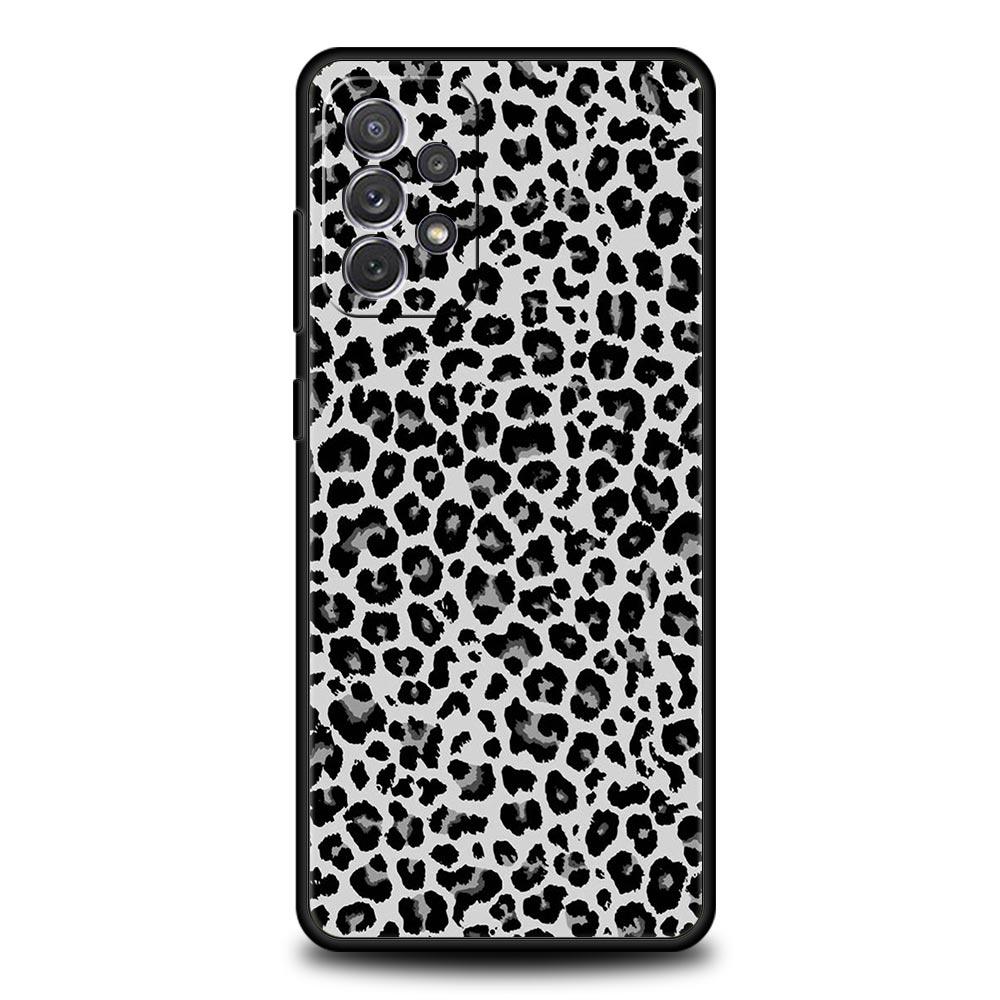 Phone Case For Samsung Galaxy A15 A13 A51 A71 A41 A31 A21S A03S A05 A35 A55 A23 A25 A33 A53 A73 5G Cover Leopard Cheetah print
