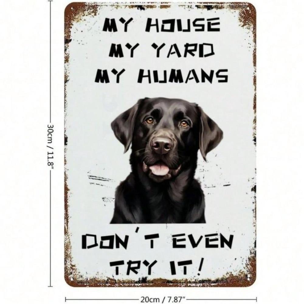 Retro Metal Wall Sign Vintage Tin Plaque Home Decor