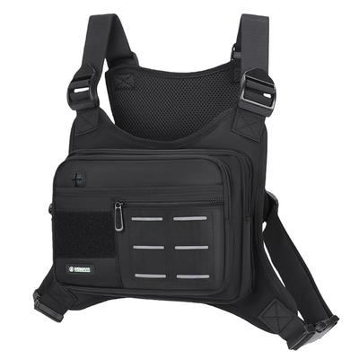 Outdoor Sports Tactical Vest Bag Large Capacity Chest Bag Running Cycling Vest for Men Fashion Outdoor Workout Backpack