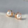 14K Mienne Swallow Pearl Earrings W
