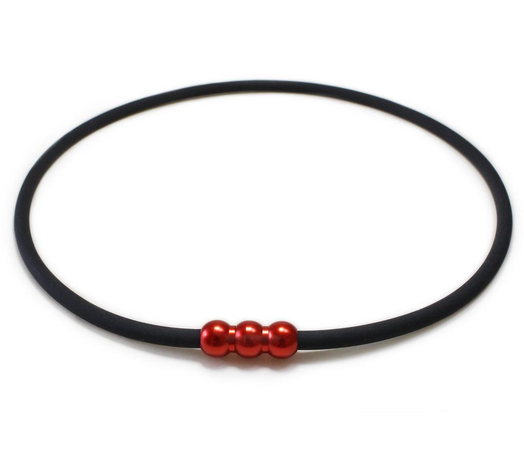 erg Synapse ZERO Sports Necklace (Black x Red) M49cm