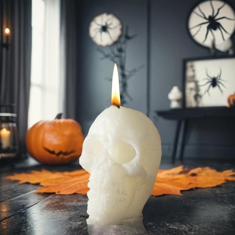 Halloween Halloween Props Cute Long Burning Time Holiday Decorations Room Fragrance Ghost Shape Multicolor