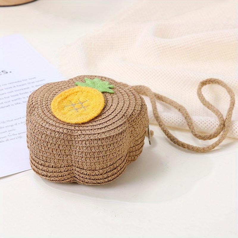 12cm Children's Crossbody Bag - Cute Fruit Design, Lightweight and Stylish Beach Vacation Handbag, Casual Crossbody Bag