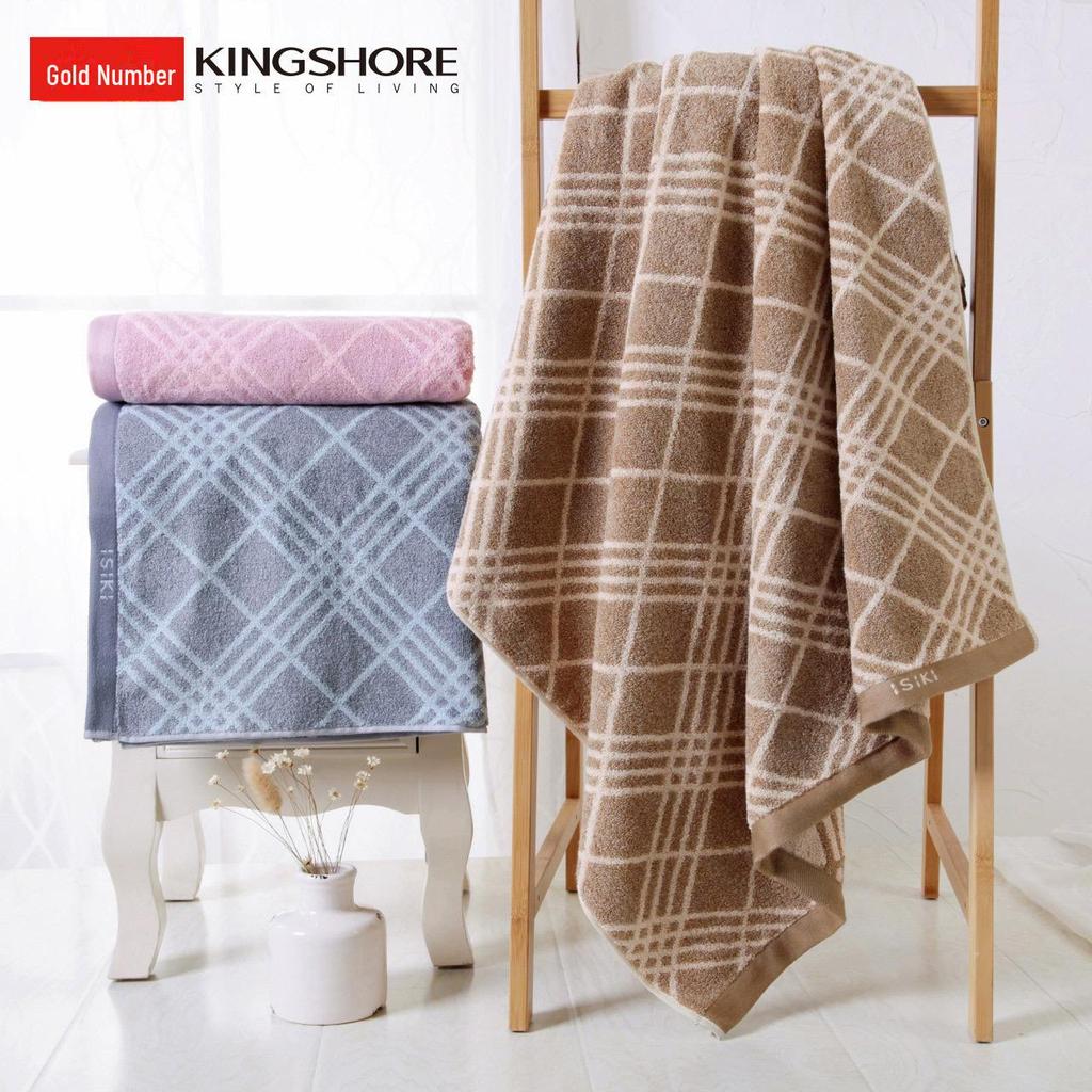 Jinhao Yishijia 100% Cotton Satin European-Style Thick Bath Towel, 150x75 cm, 480g