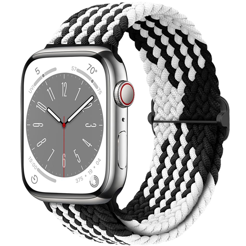 Braided Solo Loop Strap For Apple watch band 44mm 40mm 49mm 45mm 41mm Elastic Nylon bracelet iWatch series 8 3 se 6 7 Ultra 2 9