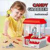 Máquina de Garra Eletrônica Doce Jogo de Fliperama Brinquedo Mini Máquina de Garra Música e Luzes Pegador Pega Boneca Brinquedos para Crianças Presente de Aniversário para Menina