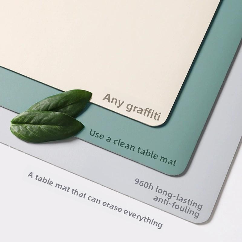 Waterproof Non-Slip Silicone Desk Mat Kids Writing Drawing Table Protector Home Office Supplies