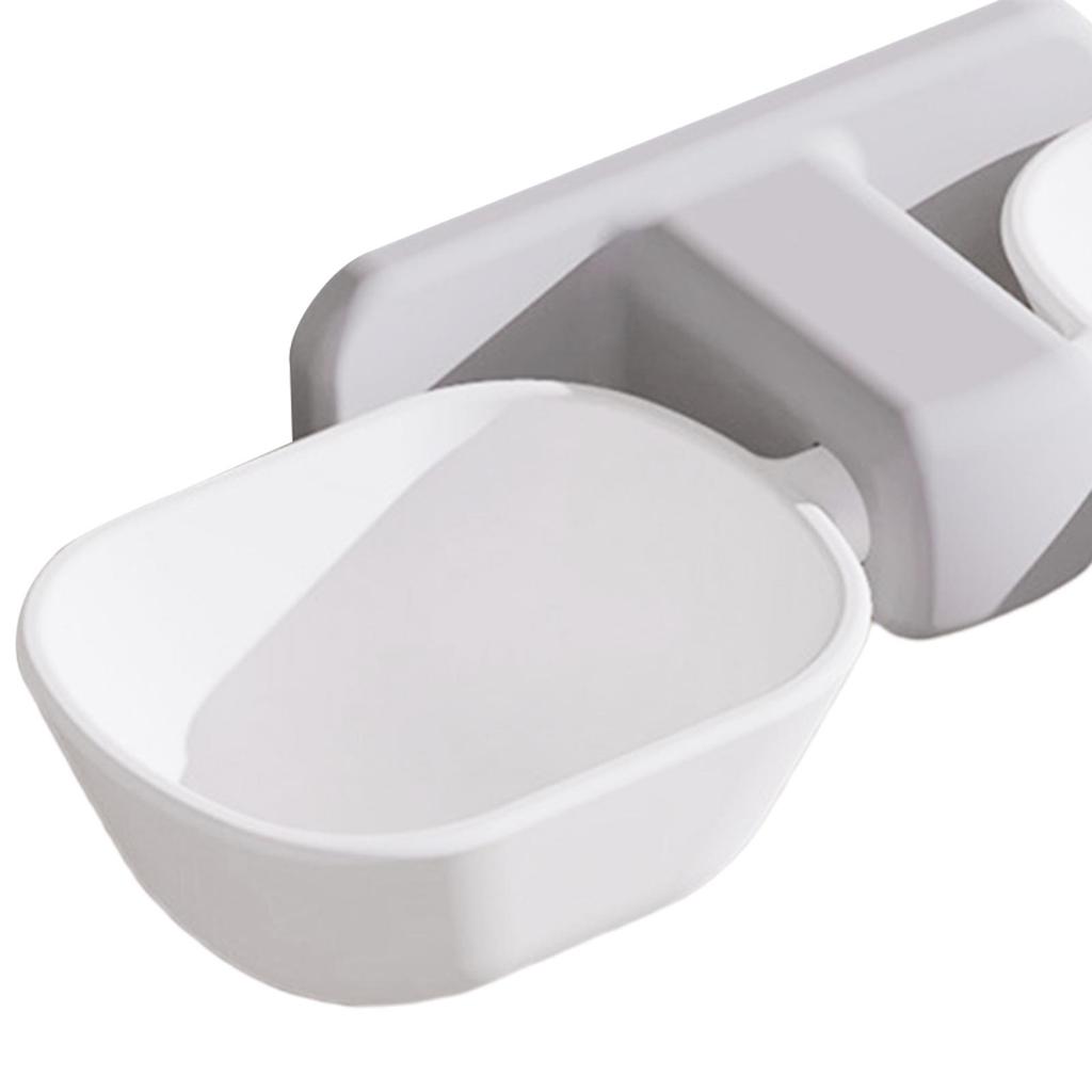 Cat Bowls Wall- Mounted Cat Food Container, Raised Pet Feeding Dishes Hanging